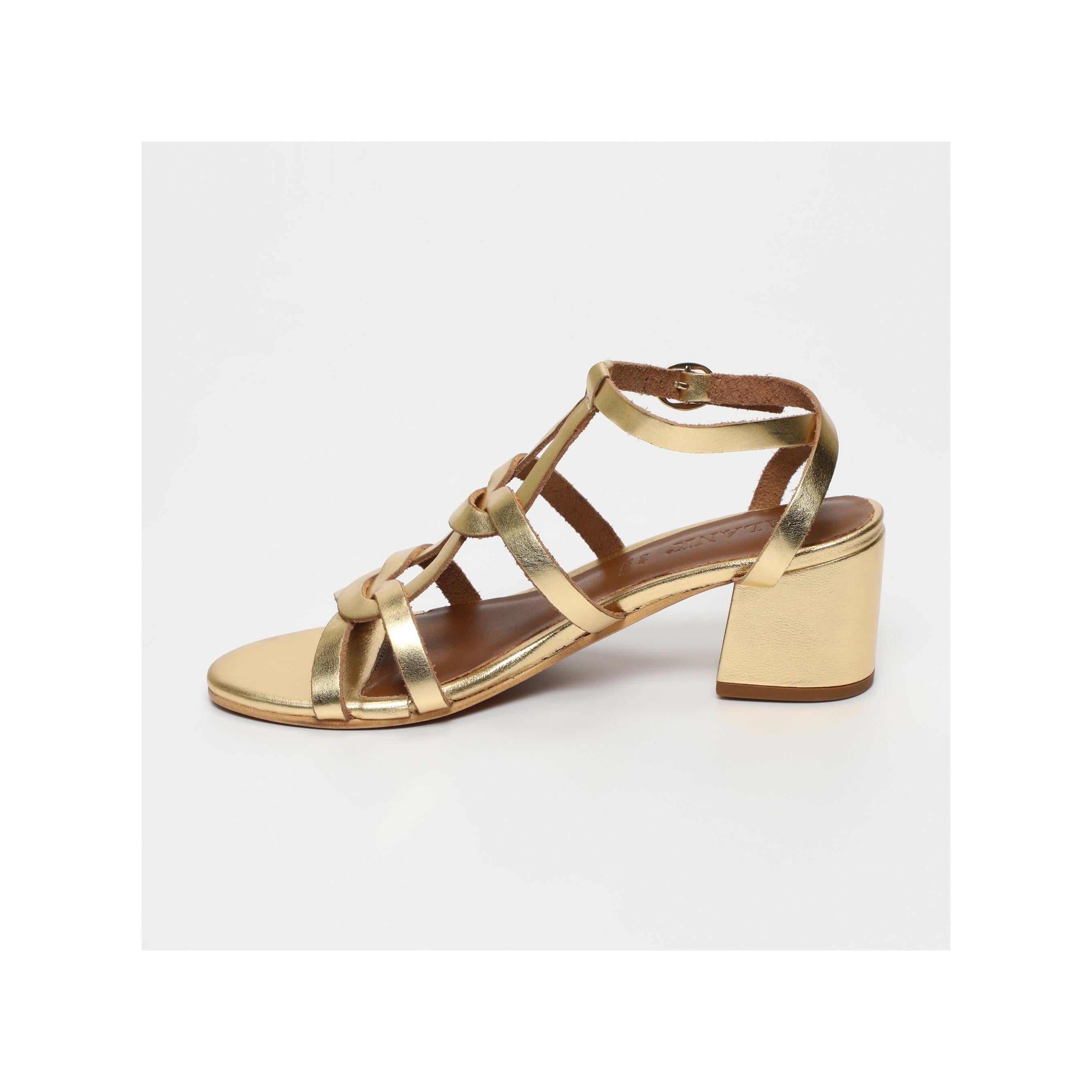 Sandales A Talons Lorexia - Dark Gold