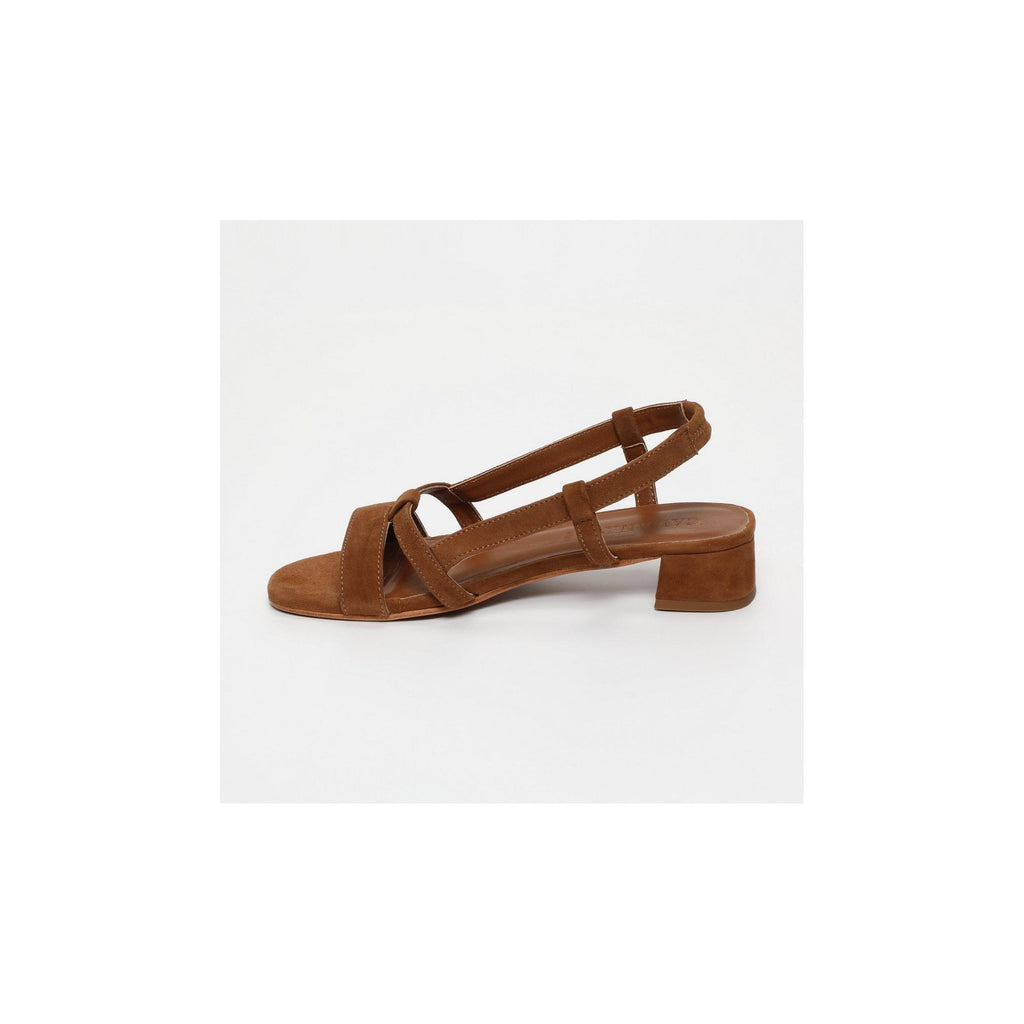 Sandales A Talons Nia - Camel