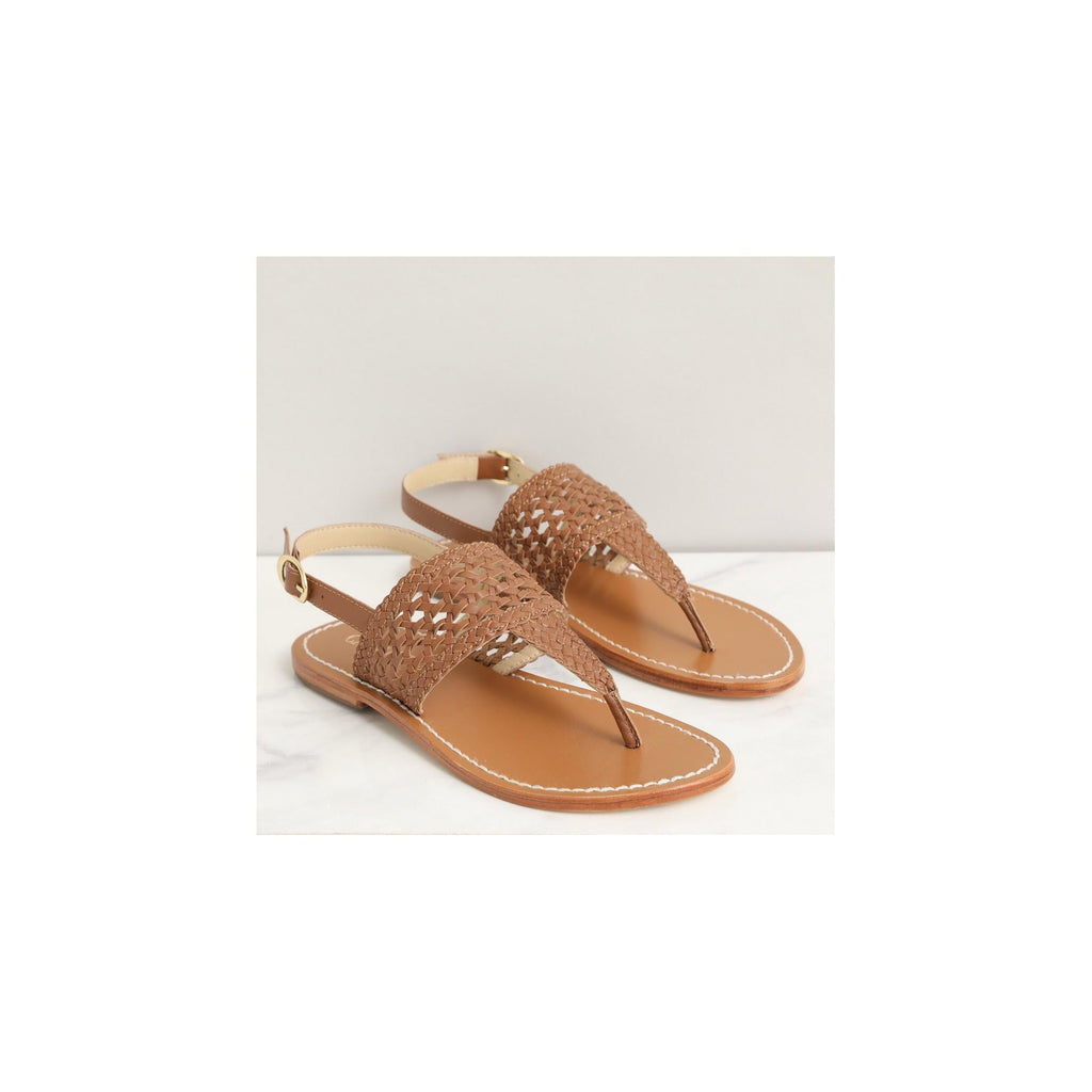 Calank - Toe-Post Sandals - Naia - Brown