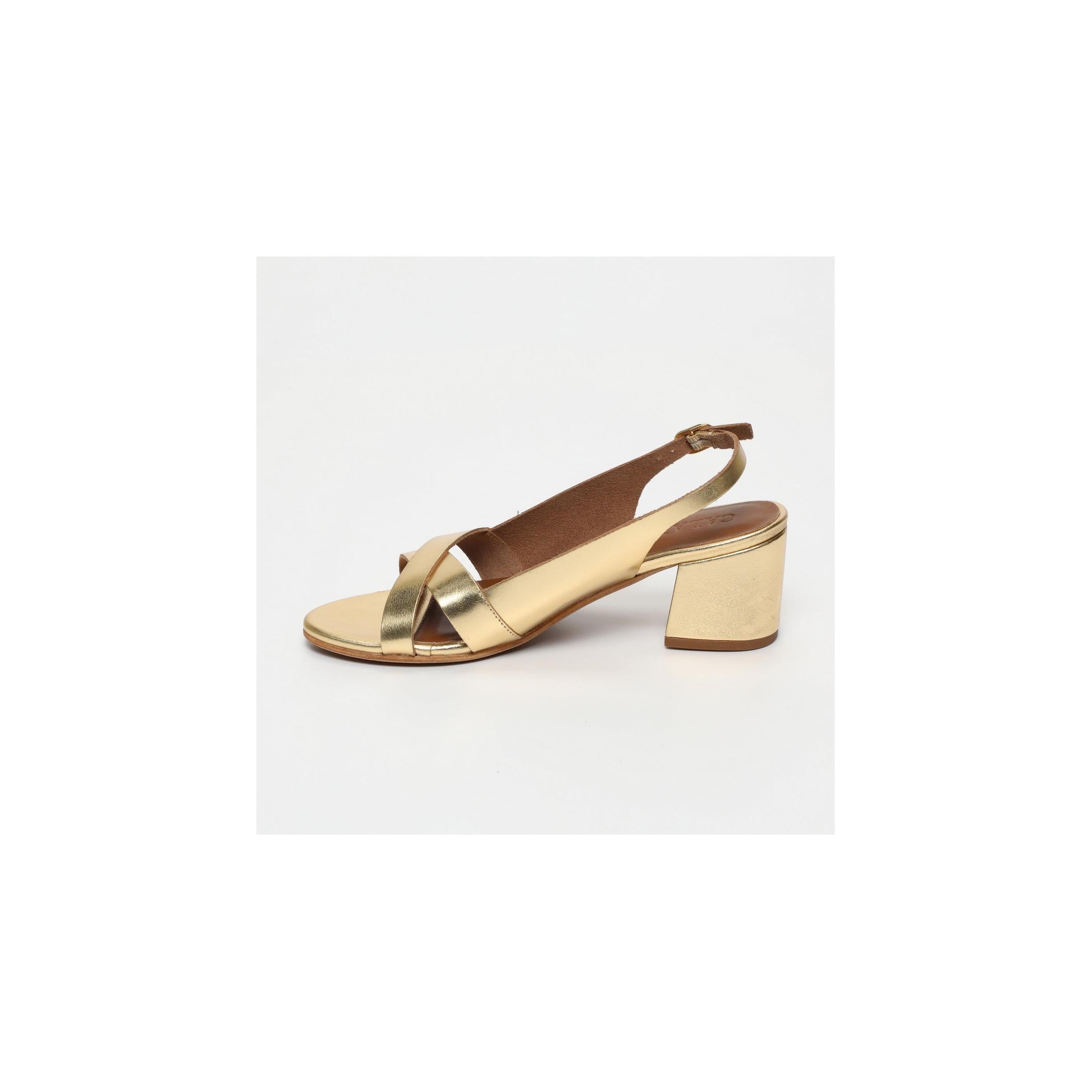 Sandales A Talons Netty - Dark Gold