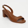 Nonnie Heels - Brown