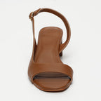 Nonnie Heels - Brown