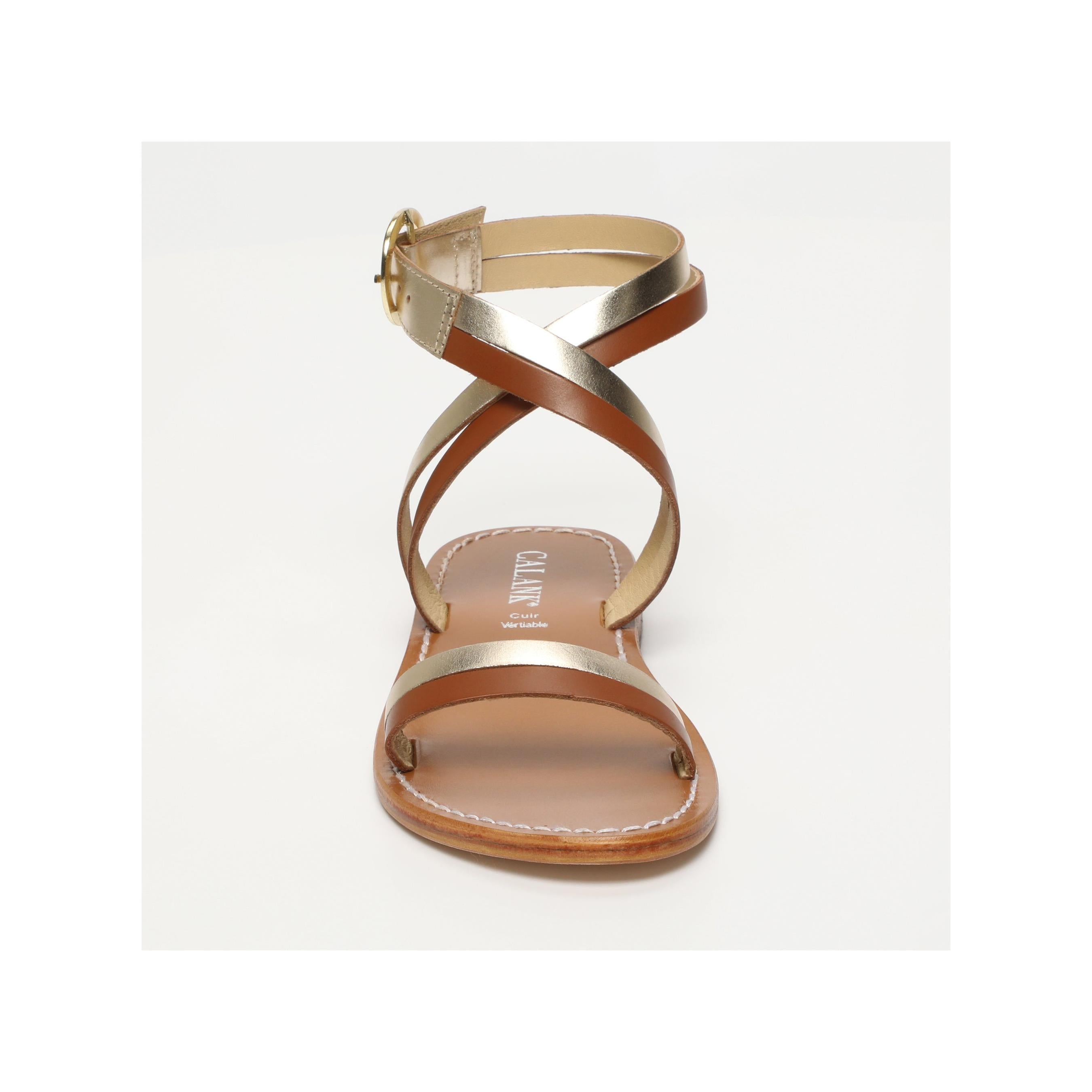Calank - Nerina Sandals - Brown Gold