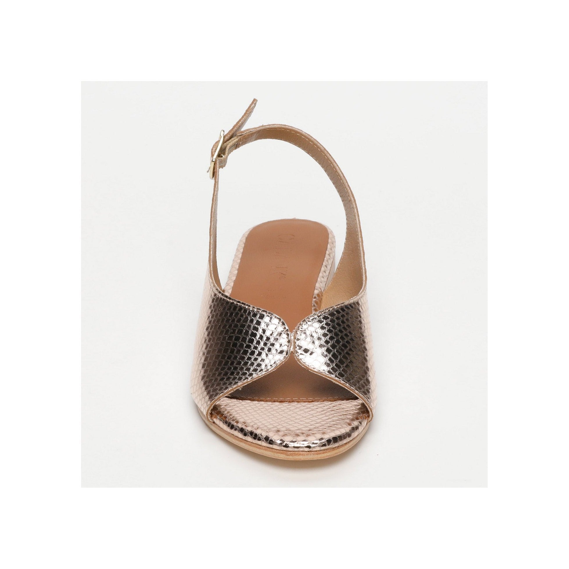Calank - Ica Sandals - Gold Snake