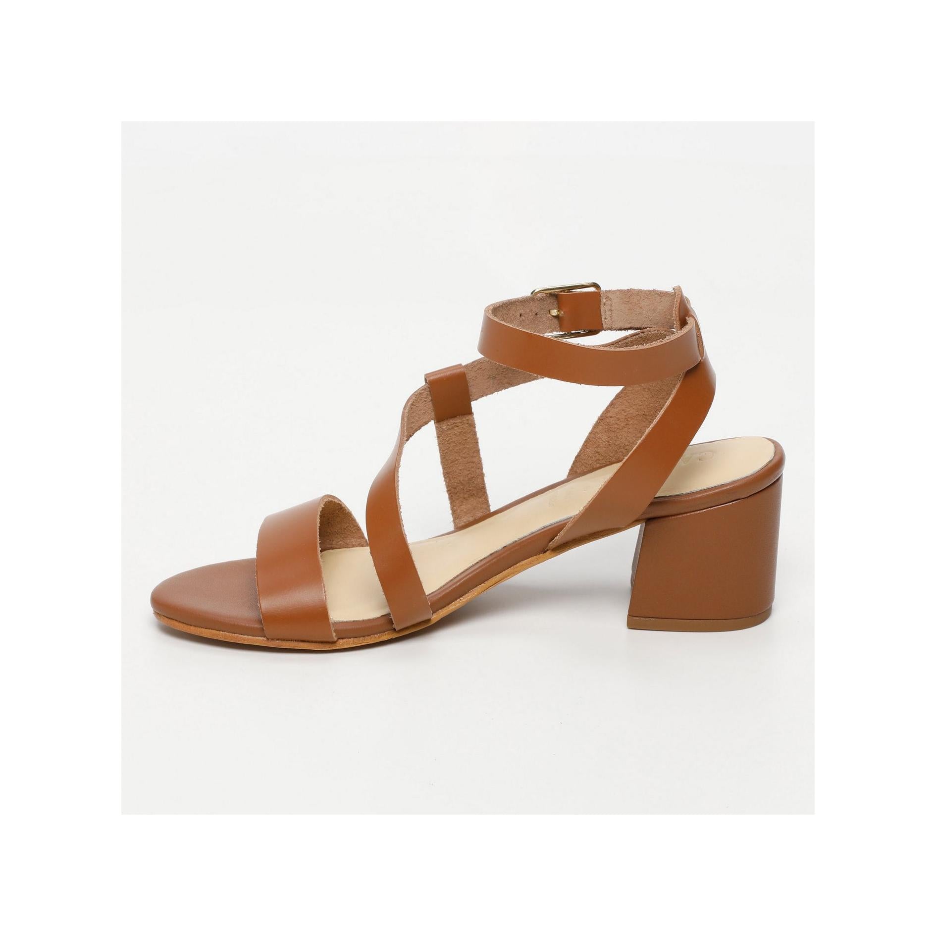 Sandales A Talons Jaen - Camel