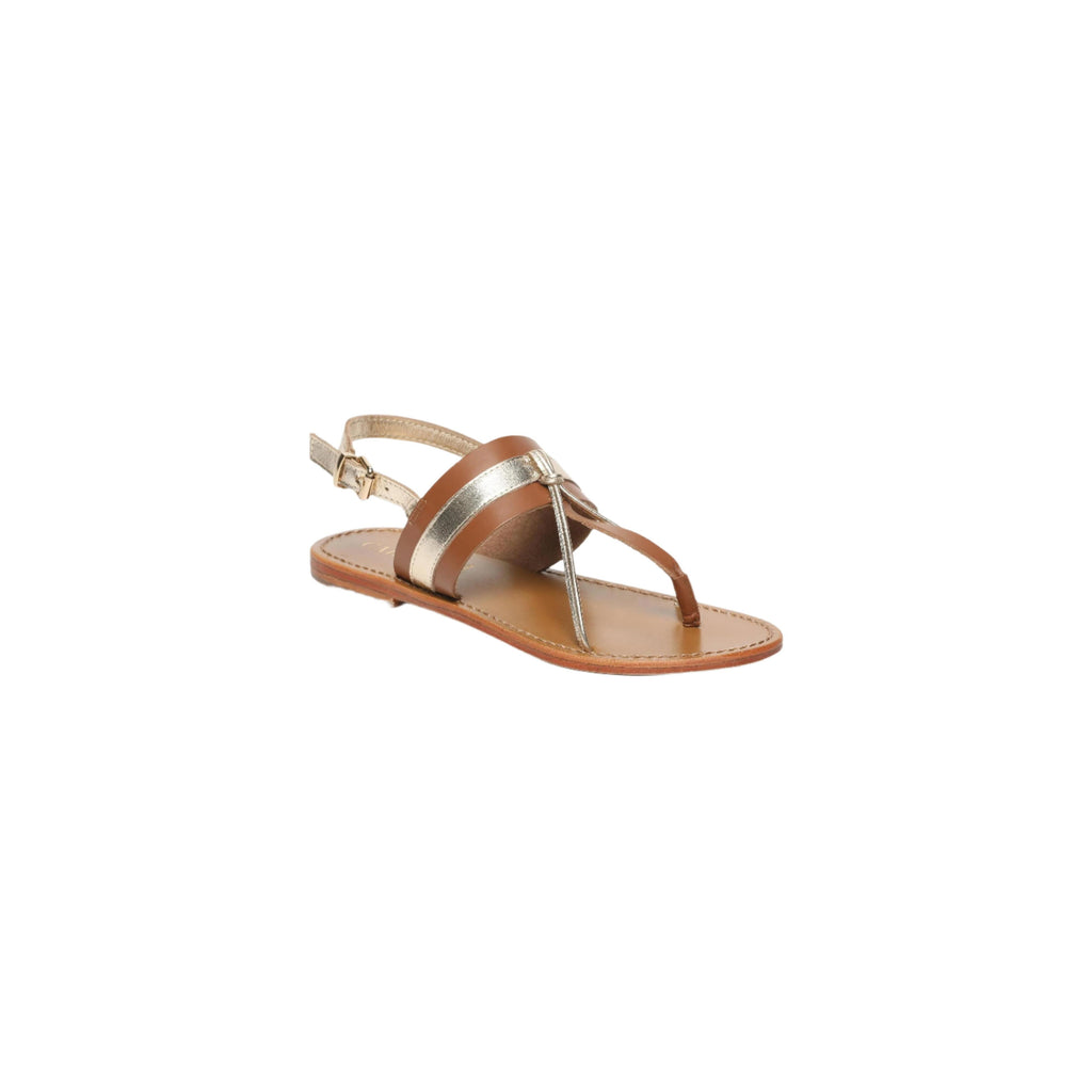 Sandales Jacalla - Gold Marron