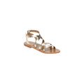 Link Sandals - Light Gold Croco