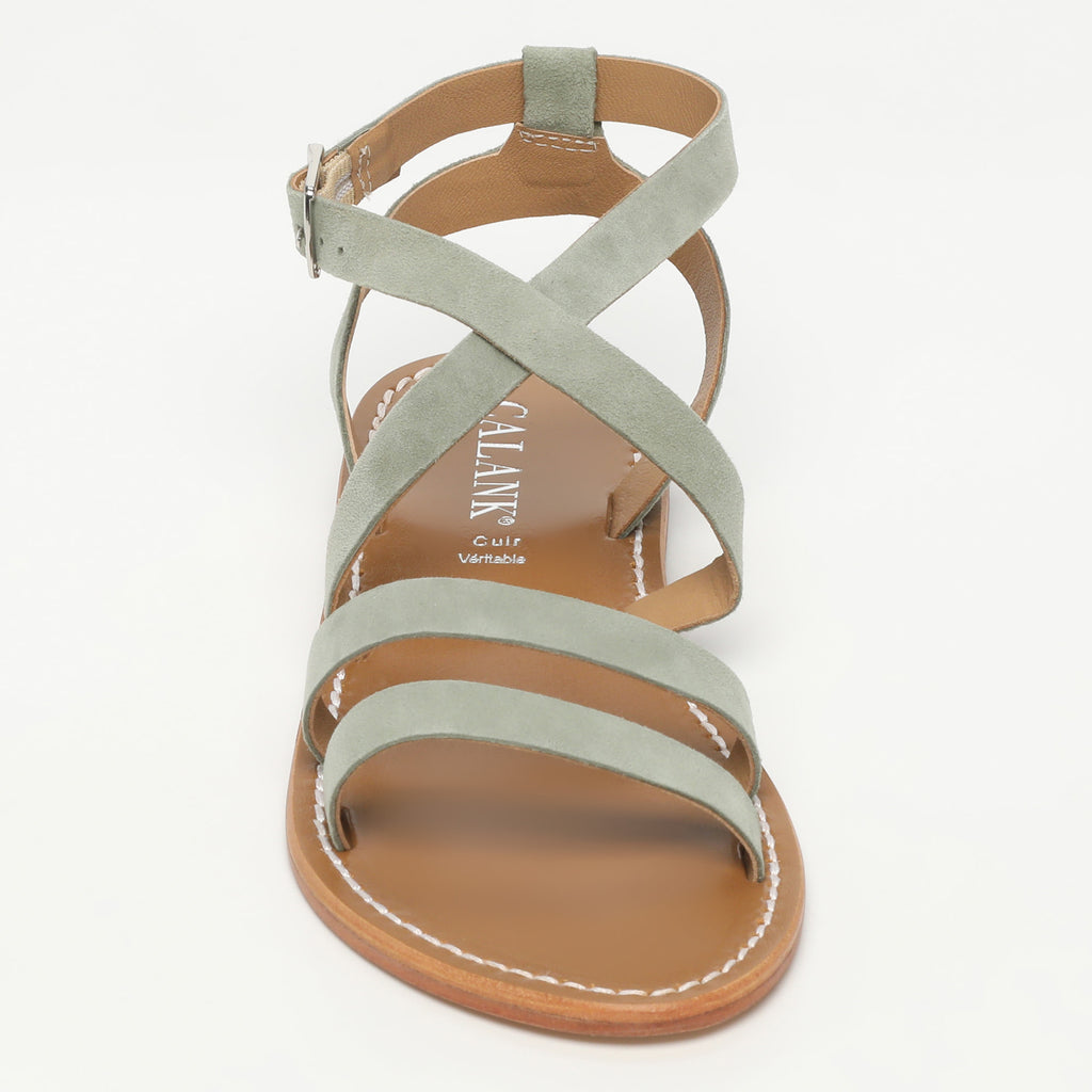Sandales - Lien - Kaki Clair