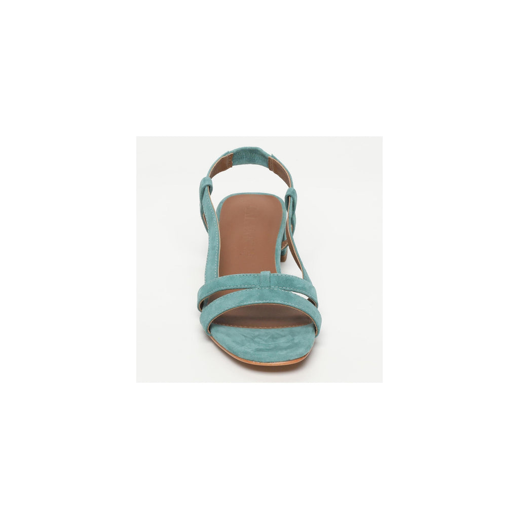 Tacones Nia - Verde Pavo Real