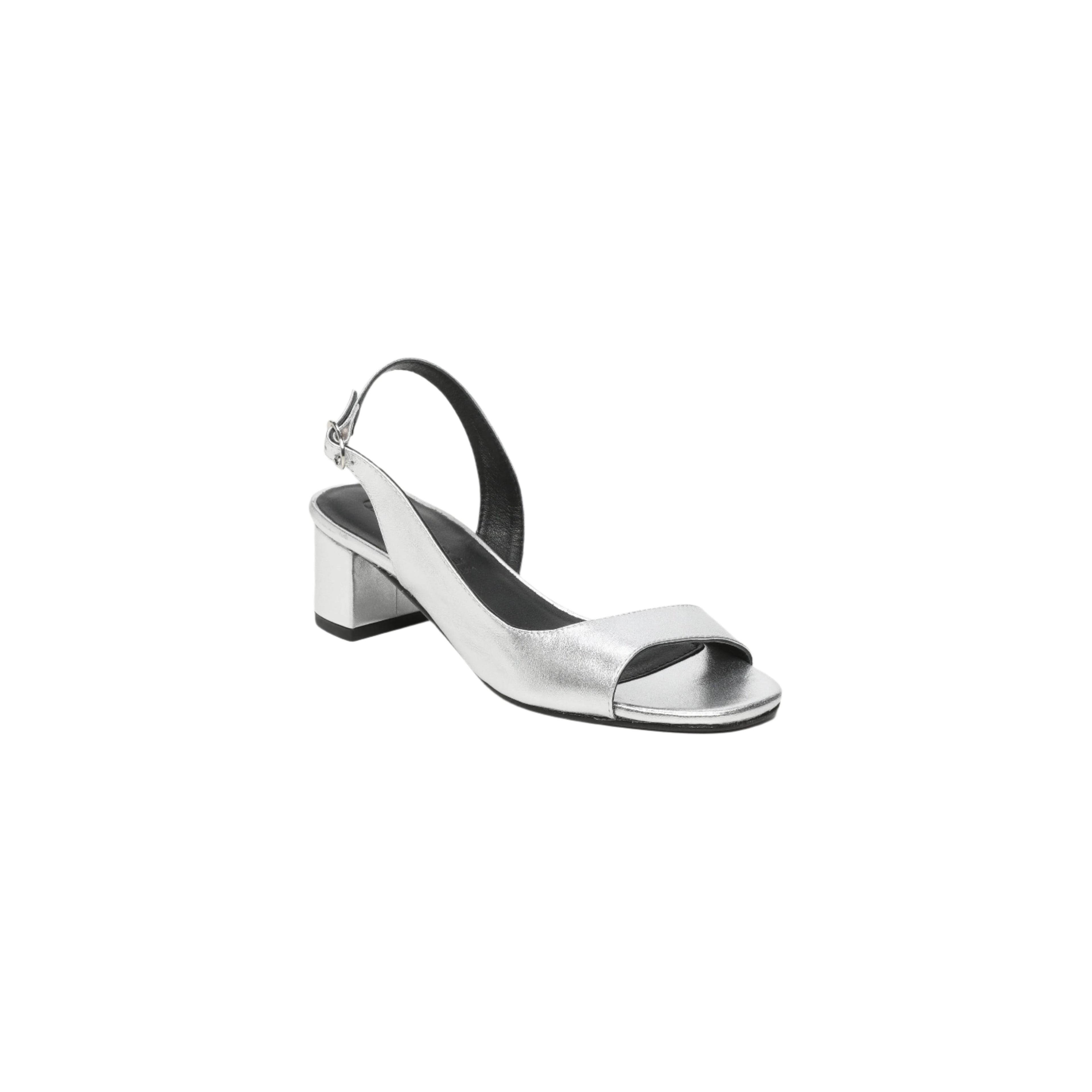 Nonnie Heels - Silver