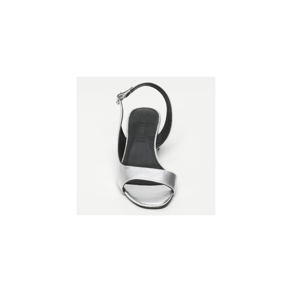 Nonnie Heels - Silver