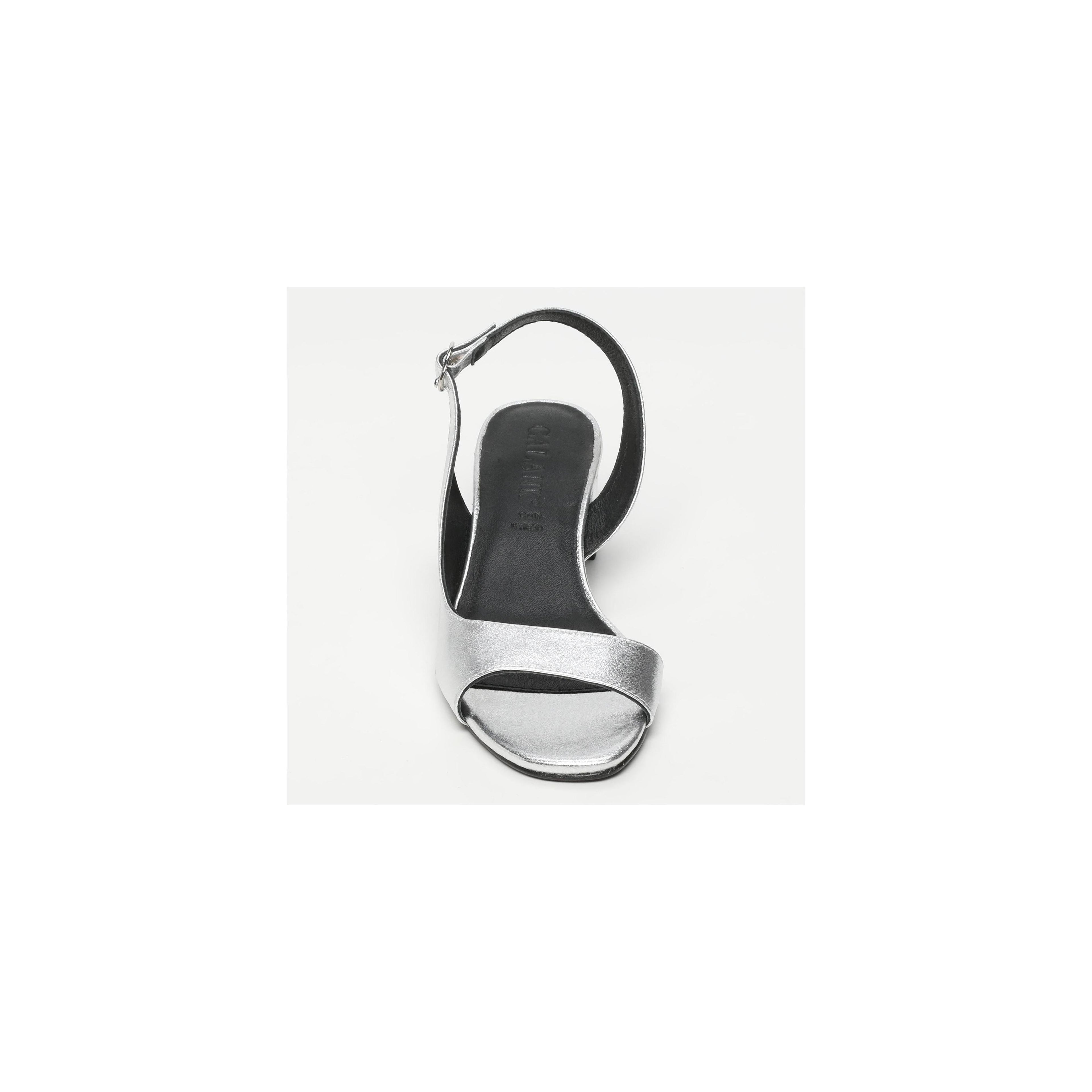 Nonnie Heels - Silver