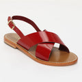 Sandales Funes - Cerise Vernis