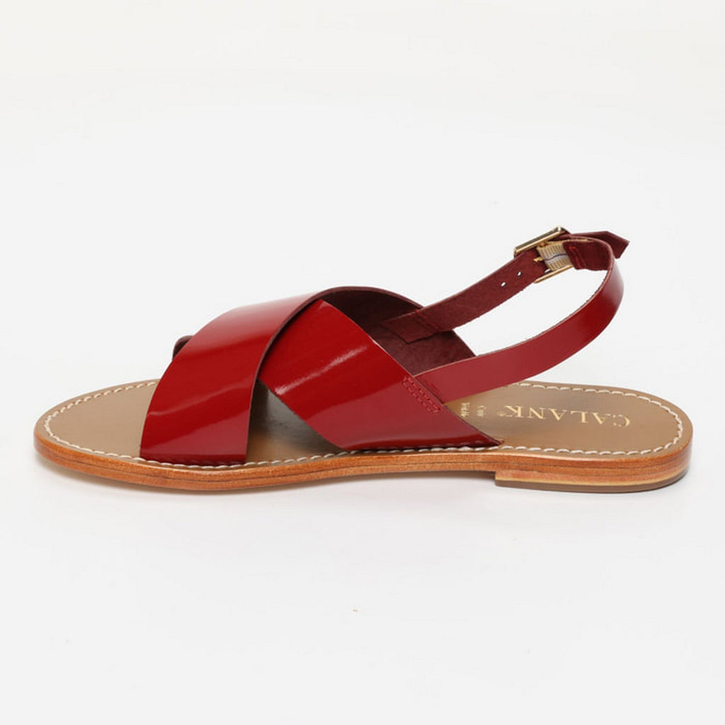 Sandales Funes - Cerise Vernis