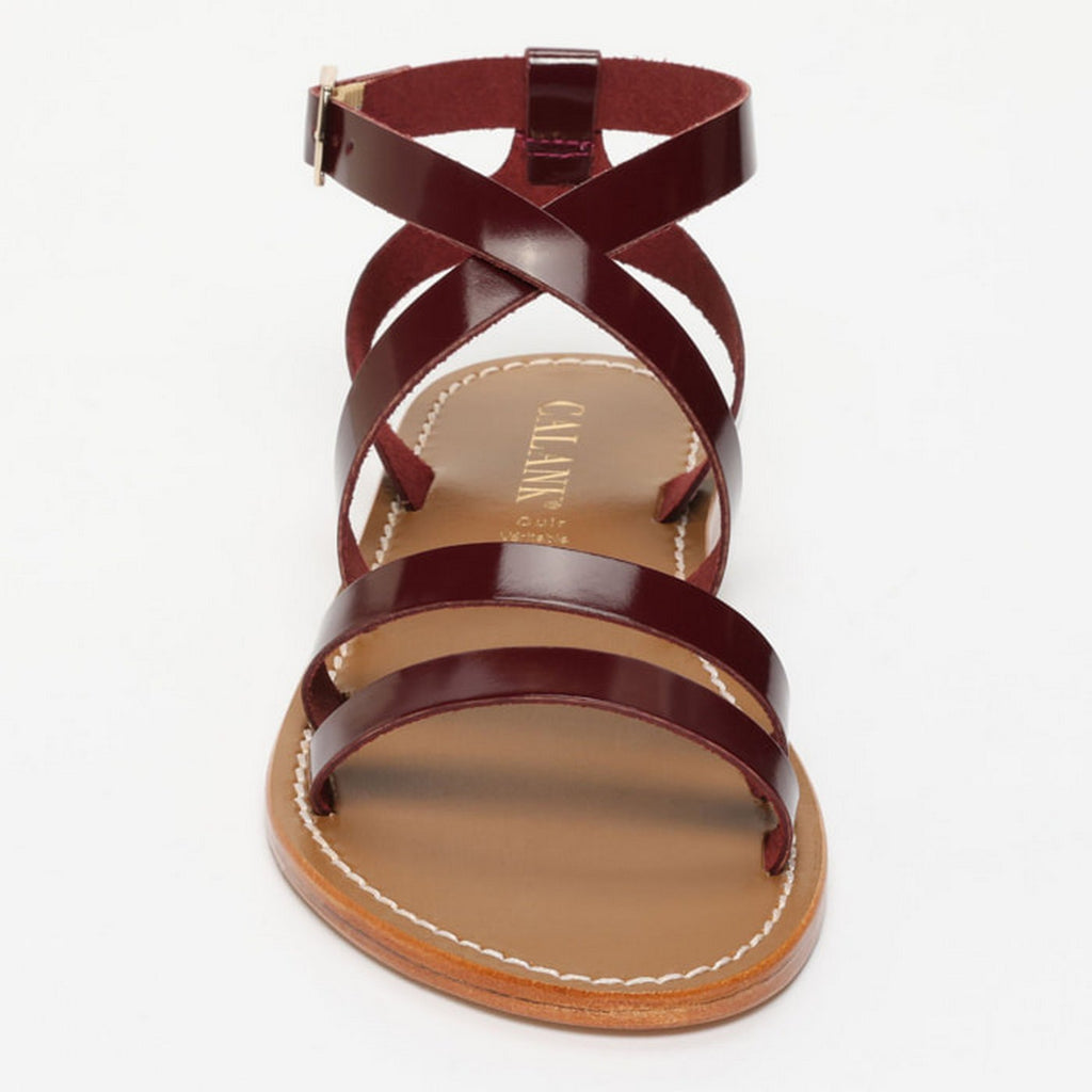 Sandales Lien - Mûre Vernis