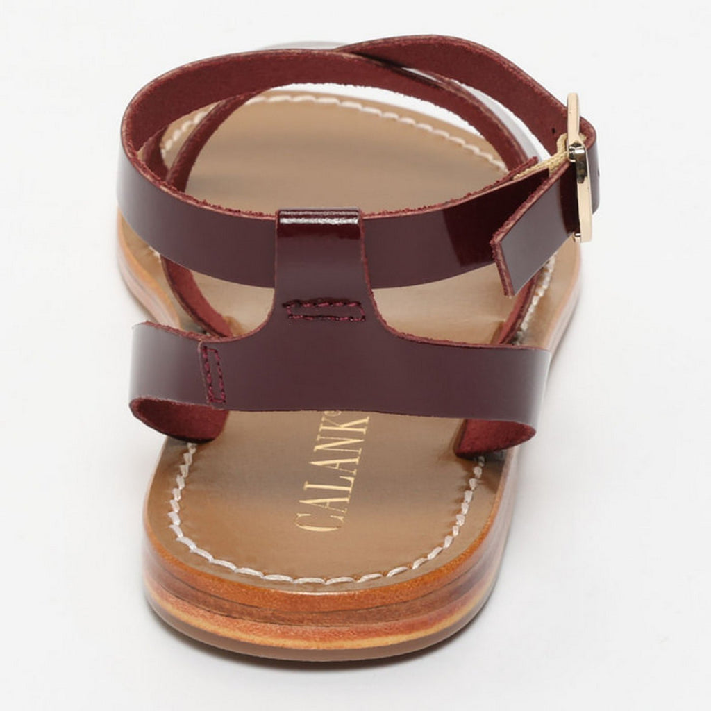 Sandales Lien - Mûre Vernis