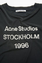 T-Shirt Sprayed Logo – Acne Studios – Noir