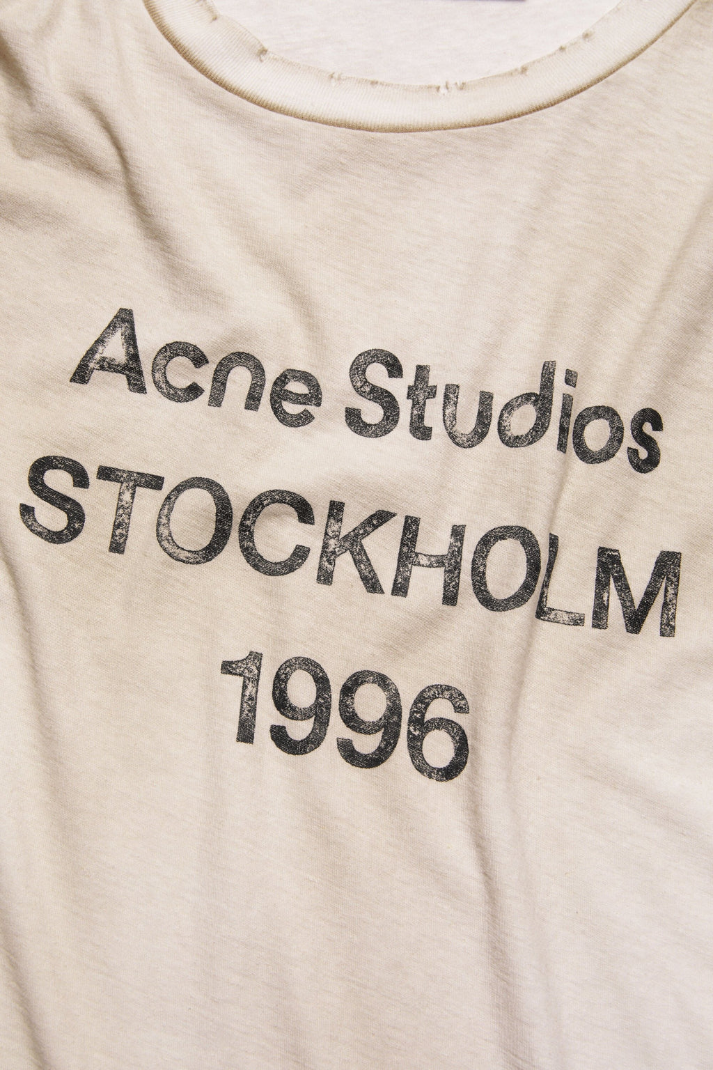 Acne Studios - Sprayed Logo T-Shirt – White