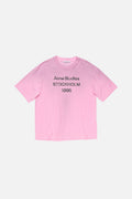 Acne Studios - Sprayed Logo T-Shirt – Candy Pink