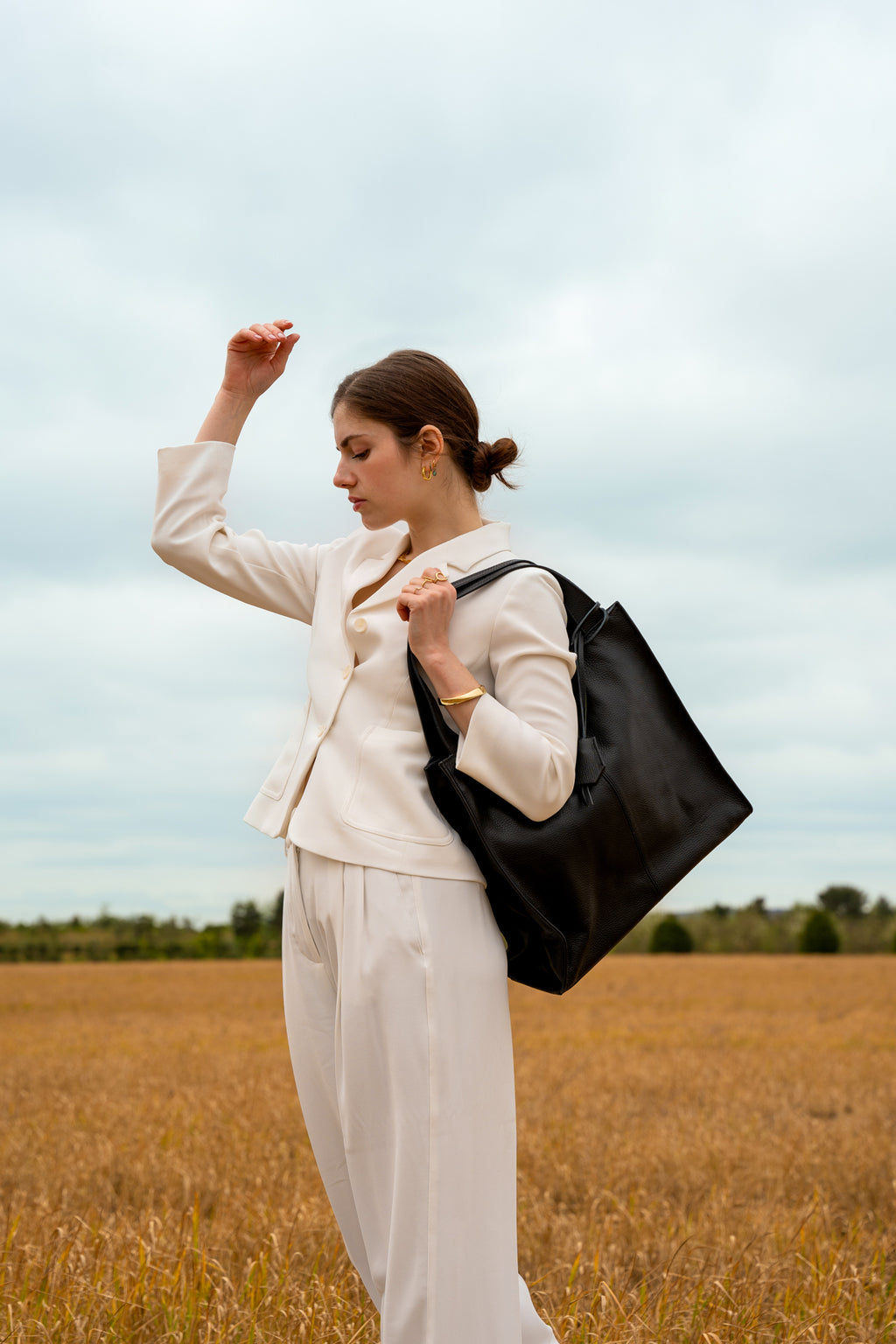 Borsa a mano Agathe - Nero