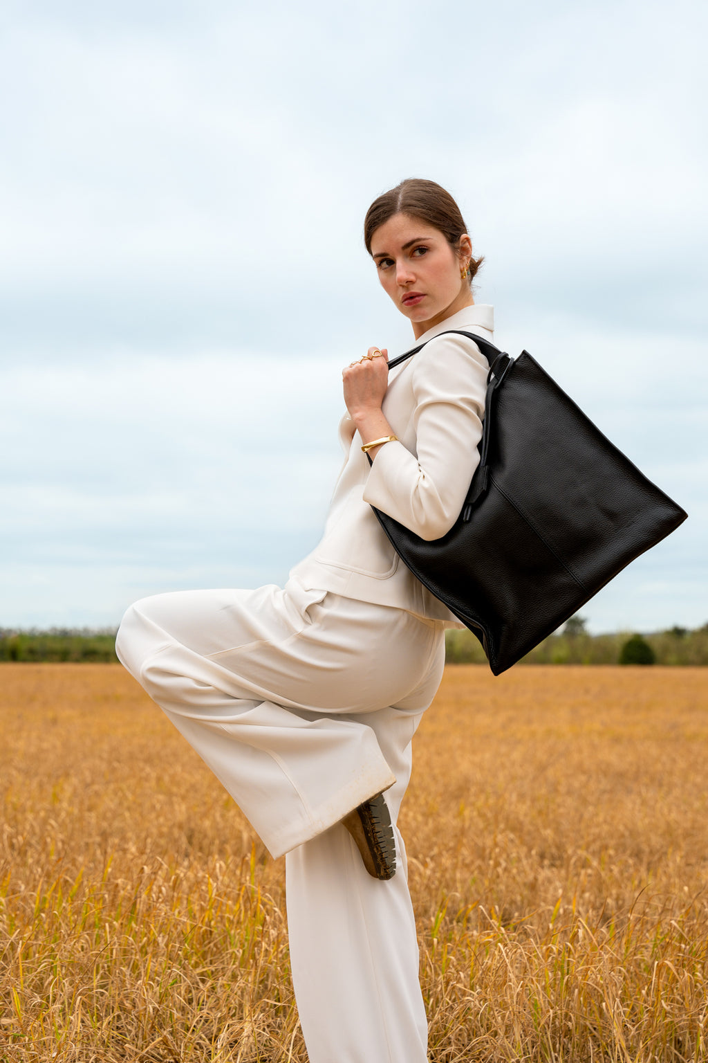 Borsa a mano Agathe - Nero