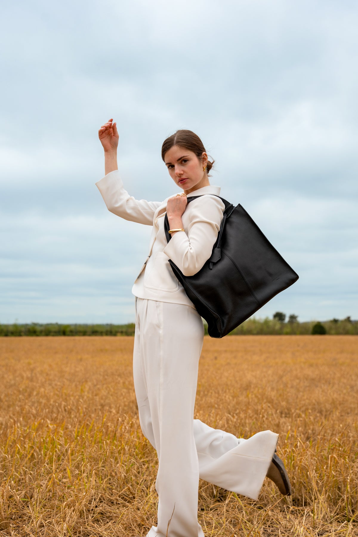Borsa a mano Agathe - Nero