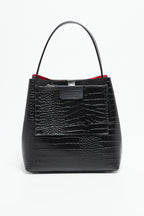 Torebka Lola Crocos - Czarna