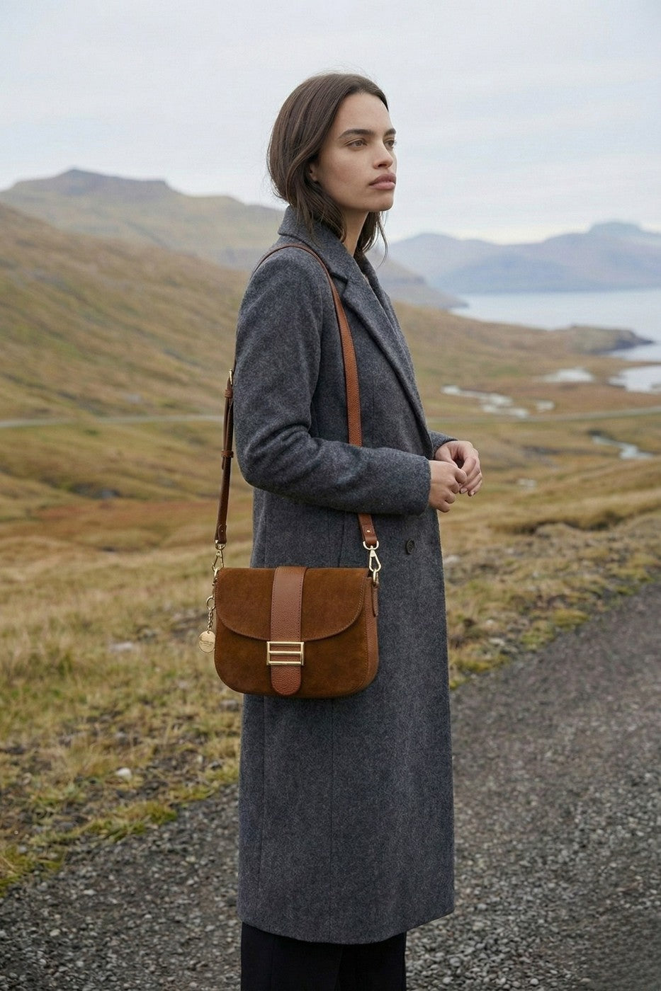 Bolso Bandolera Noche - Camel