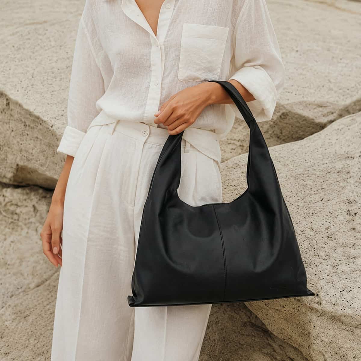 Bolso de Hombro Azia - Negro