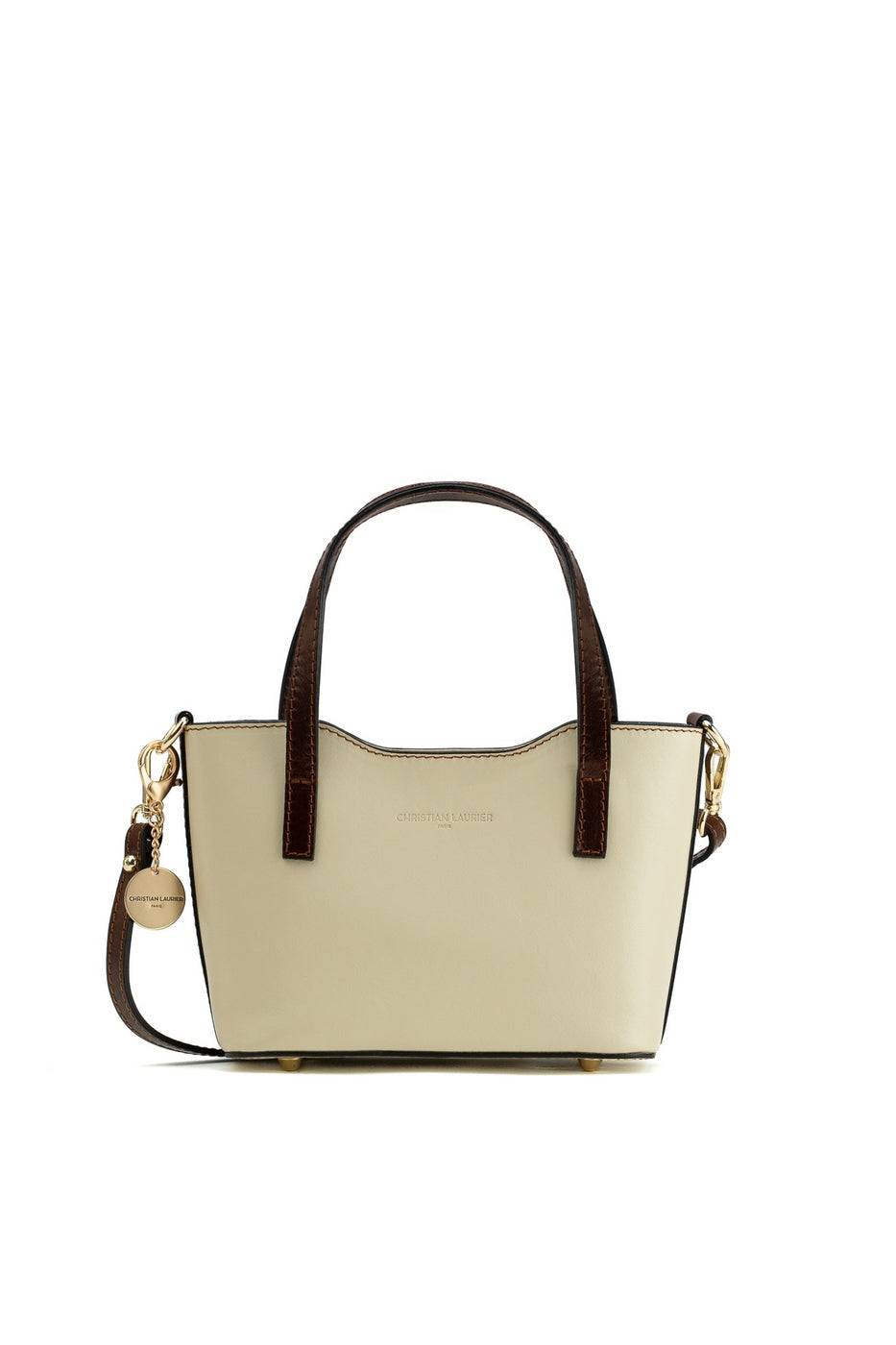 Borsa a mano Bailey - Bianco Sporco/Moka