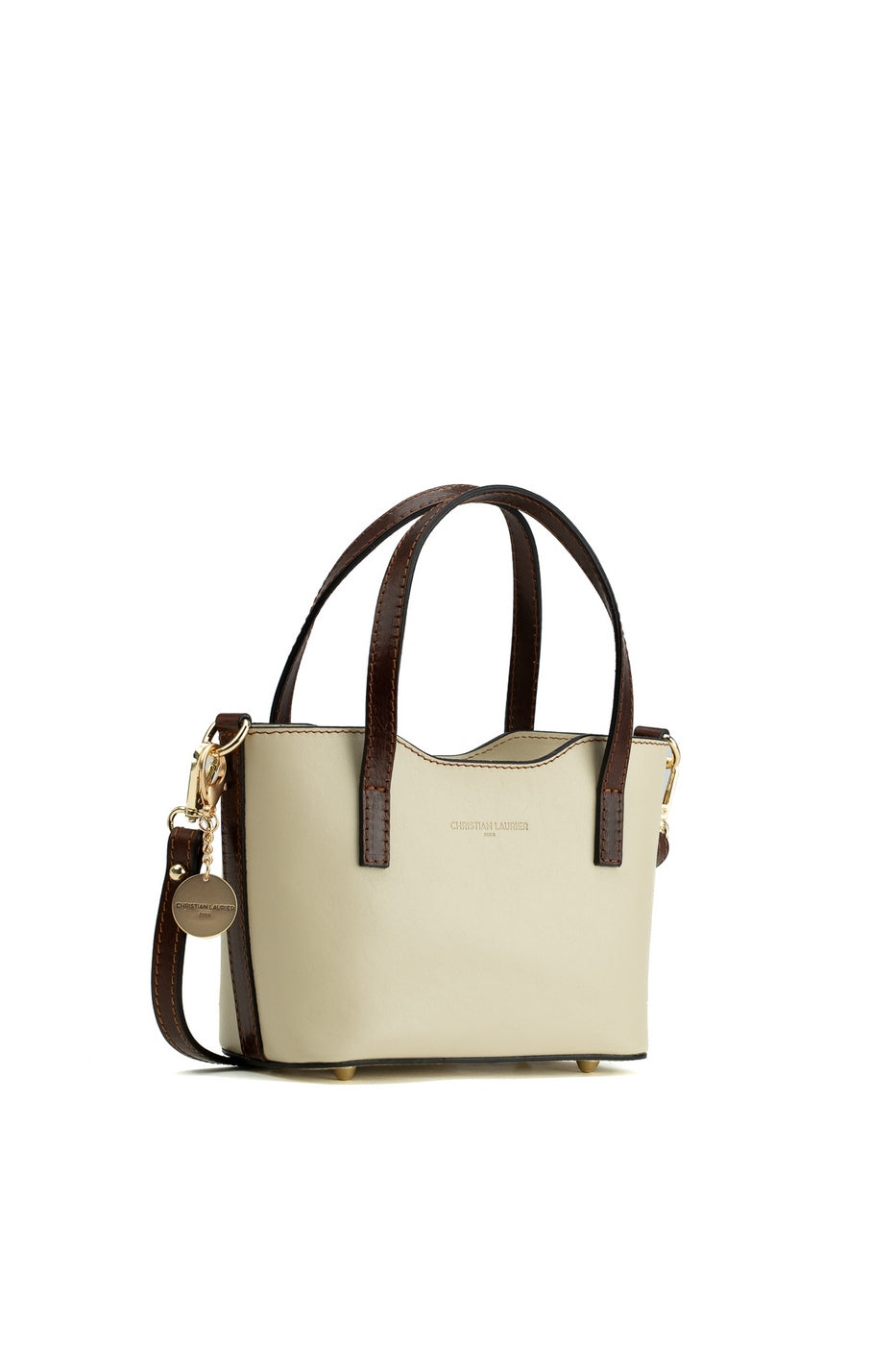 Borsa a mano Bailey - Bianco Sporco/Moka