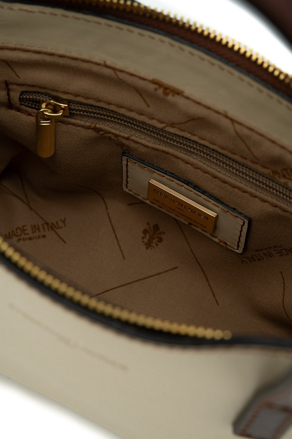 Borsa a mano Bailey - Bianco Sporco/Moka