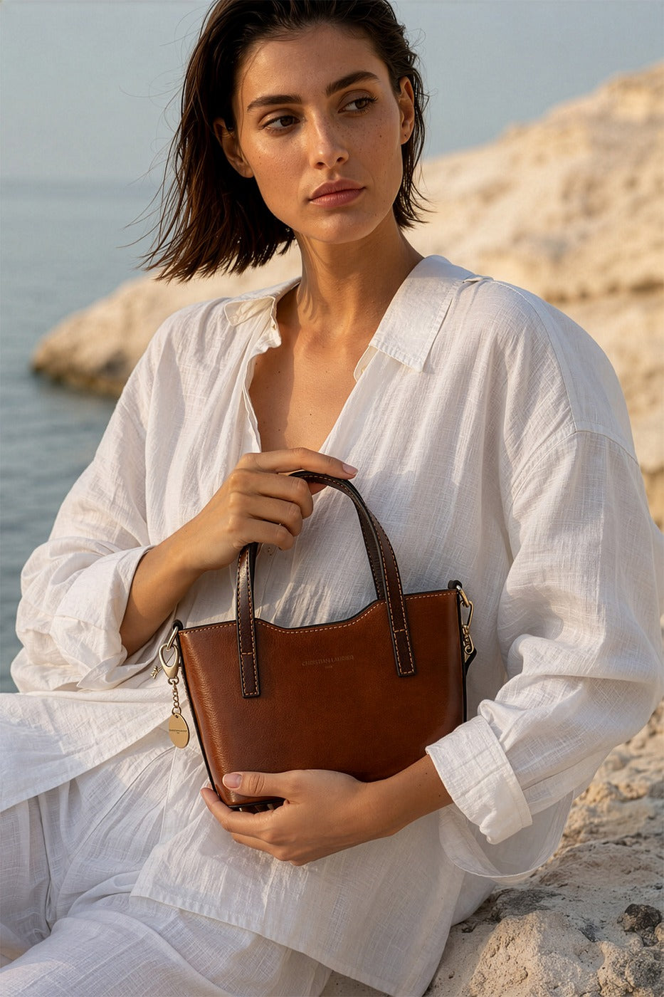 Bolso de Mano Bailey - Cognac/Moka
