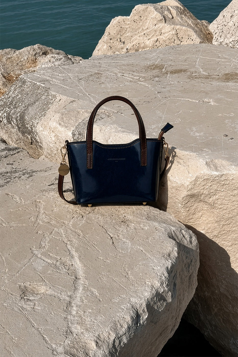 Sac À Main Bailey - Bleu/Moka