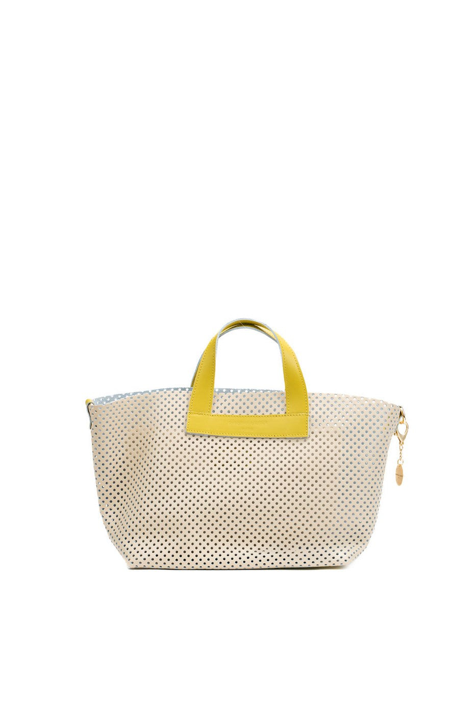 Borsa a Tracolla Capri - Bianco Sporco / Giallo