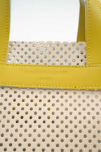 Borsa a Tracolla Capri - Bianco Sporco / Giallo