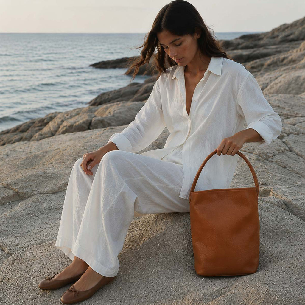 Bolso de Hombro Dunya - Camel
