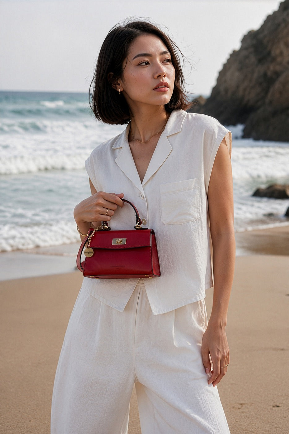 Bolso de Mano Malia - Rojo