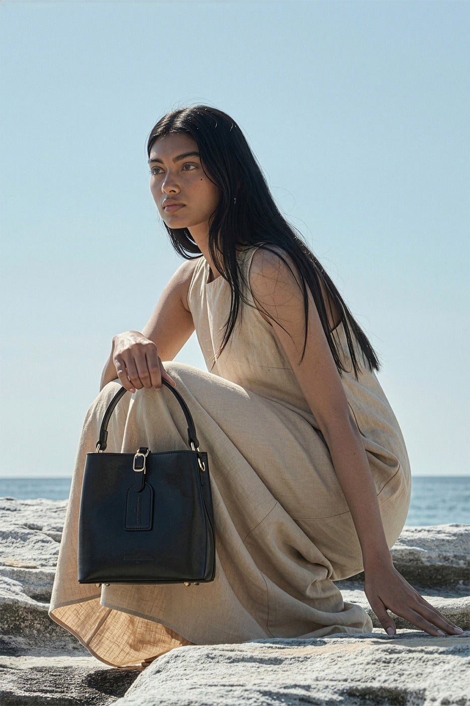 Bolso de Mano Myra - Negro