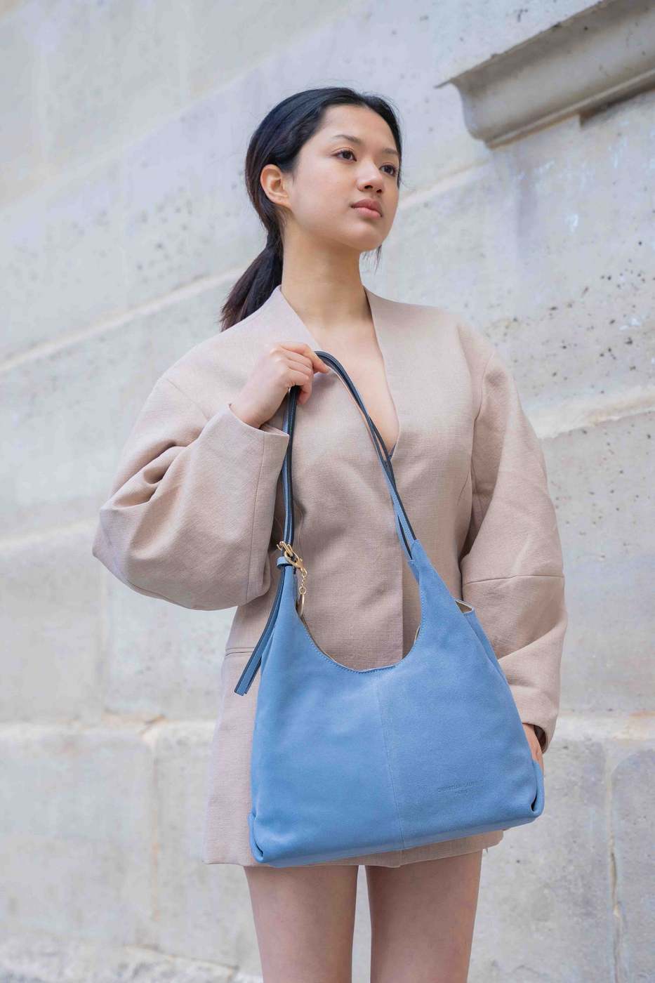 Sac Porte Epaule Sierra - Bleu Ciel