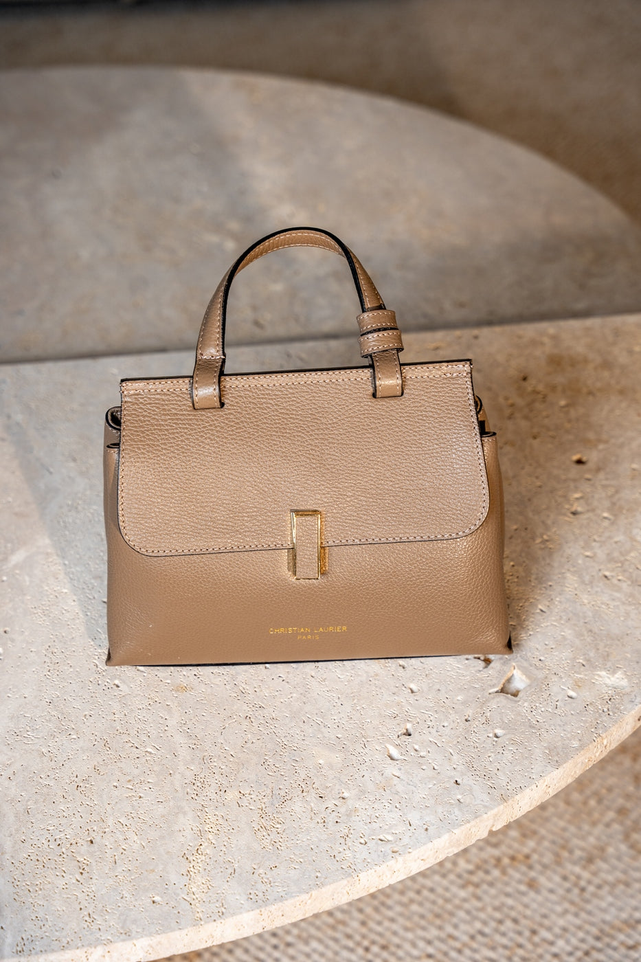 Ciara Skuldertaske - Taupe