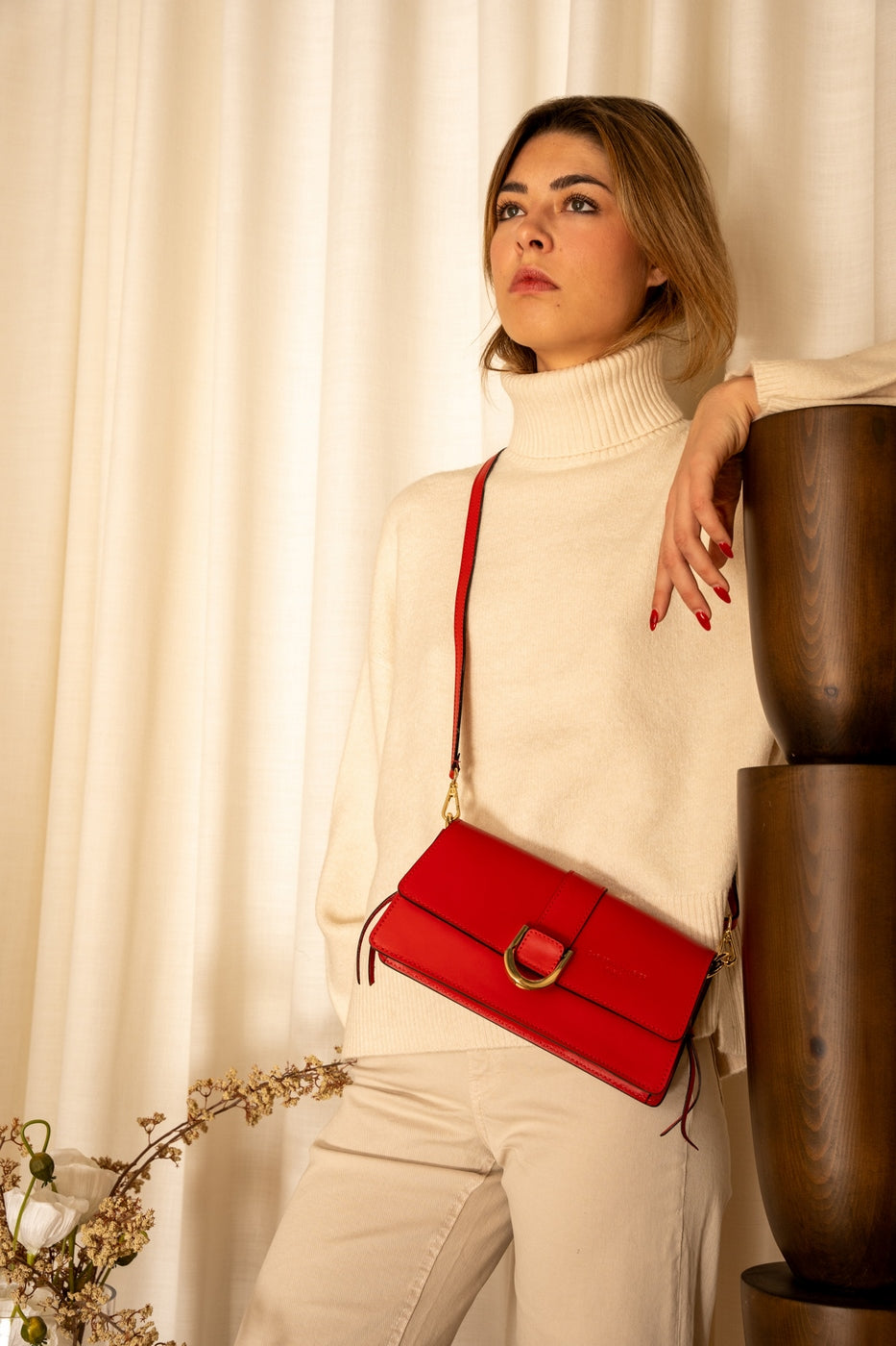 Bolso de Mano Hazel - Rojo