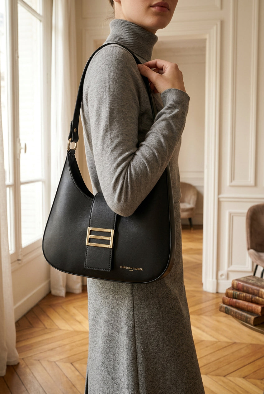 Inaya Shoulder Bag - Black