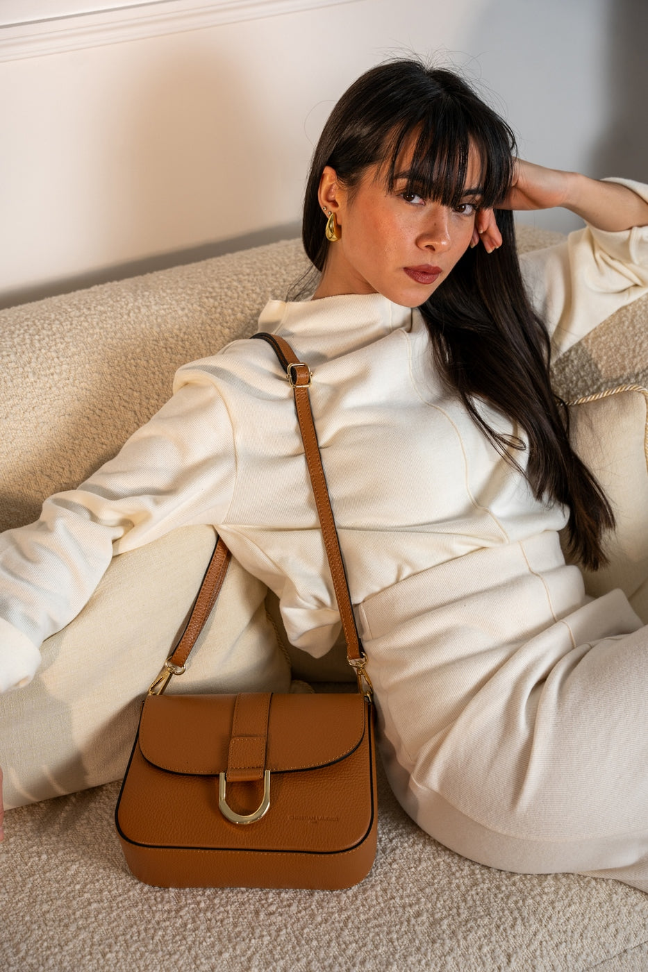 Nael Shoulder Bag - Camel