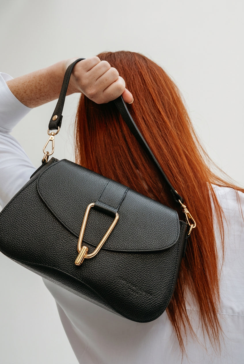 Bolso Bandolera Leorad - Negro
