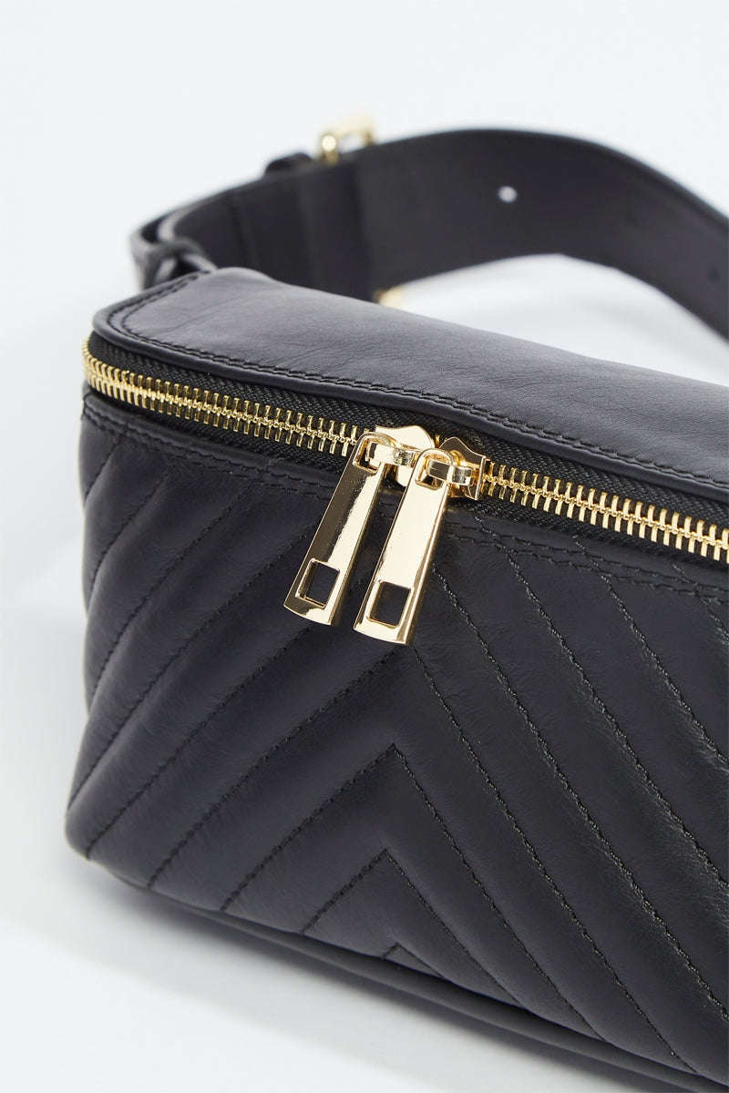 Manel Belt Bag - Black