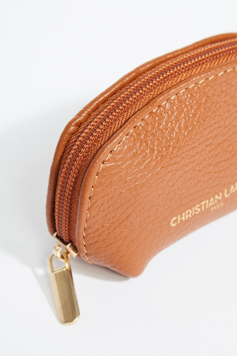 Nika Croco Purse - Camel