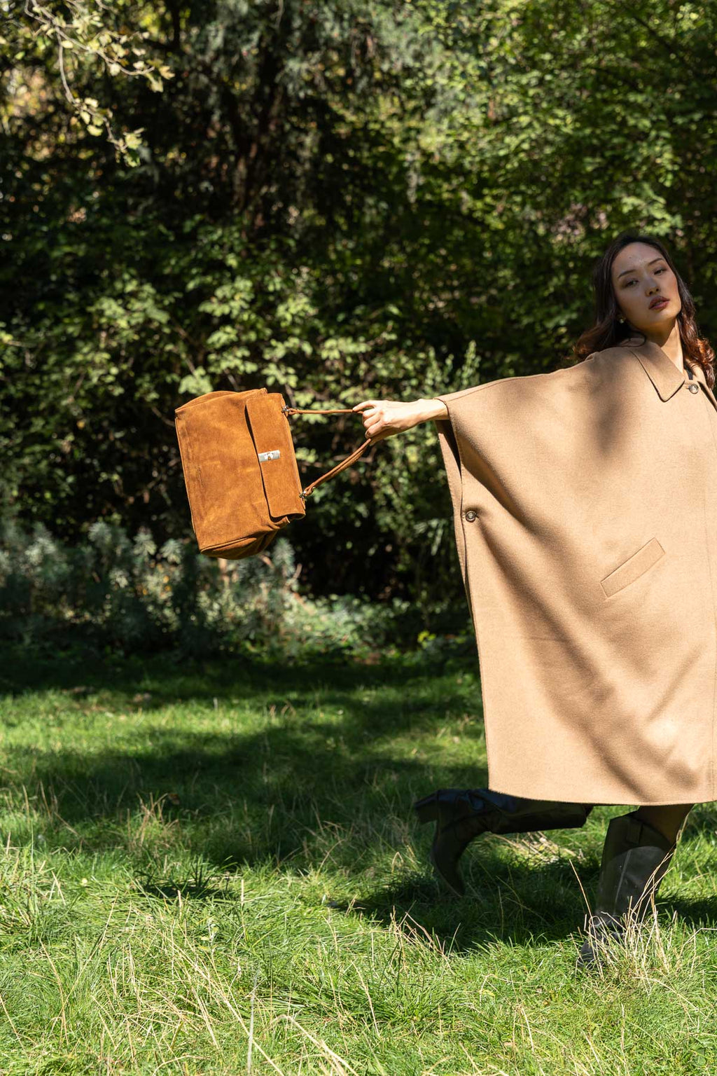 Bolso de Hombro Ami - Camel