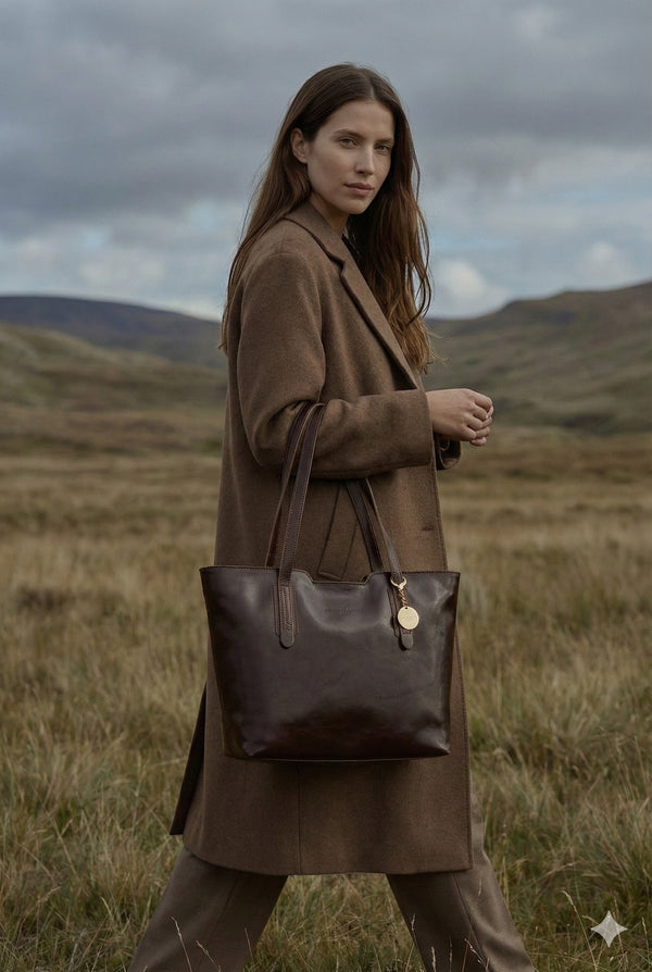 Sac Porté Épaule Eden - Marron