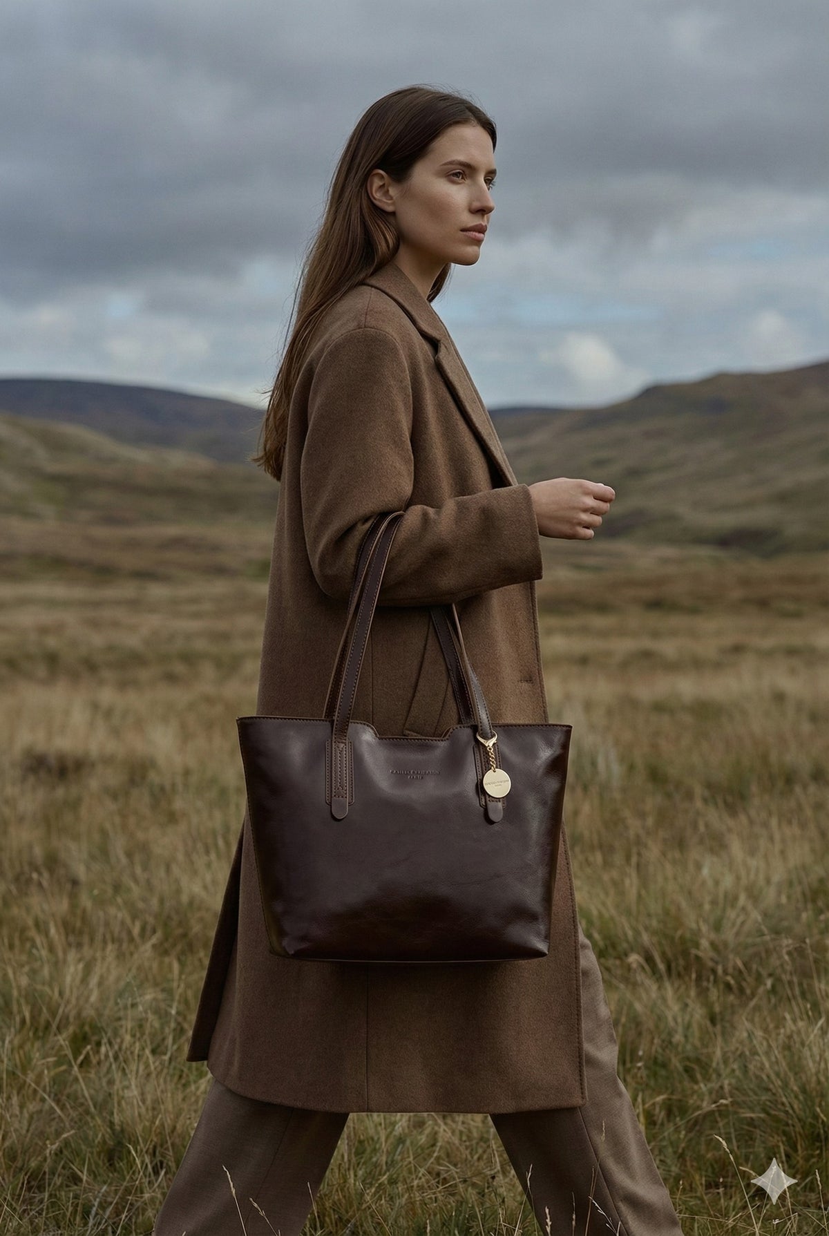 Sac Porté Épaule Eden - Marron